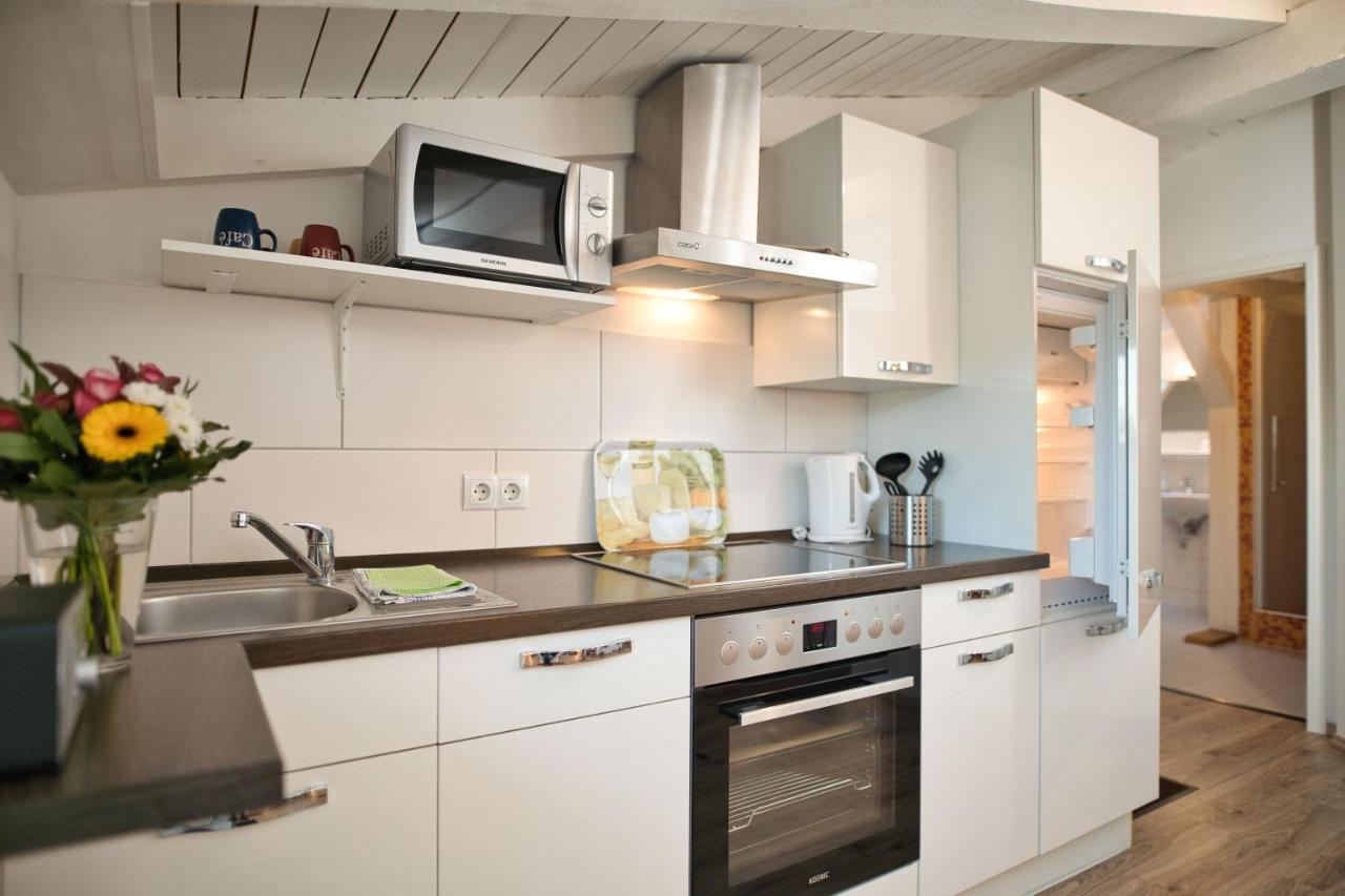 Haus Steuerrad Apartment Stralsund Bagian luar foto